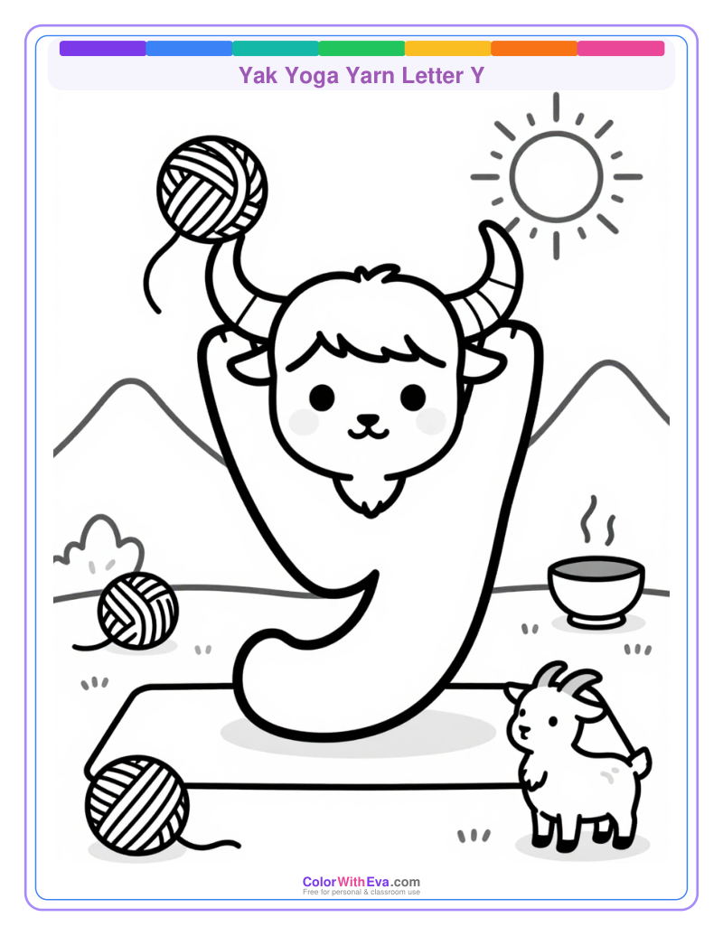 Yak Yoga Yarn Letter Y thumbnail