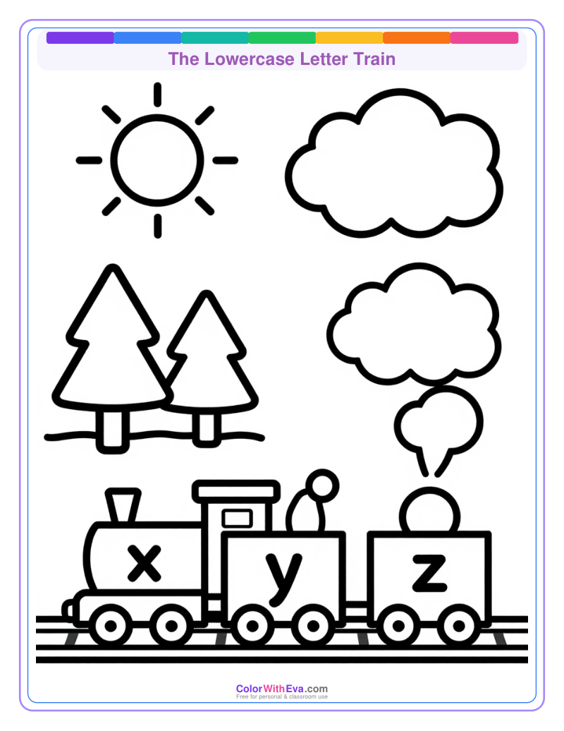 The Lowercase Letter Train preview