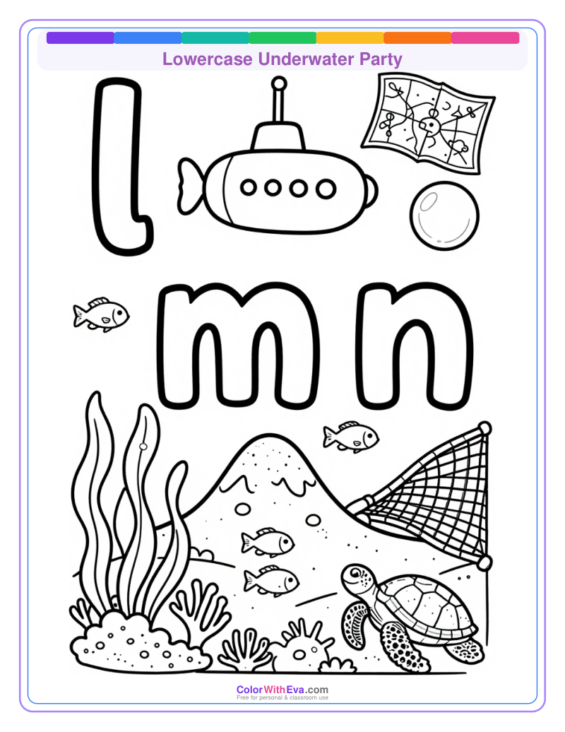 Lowercase Underwater Party preview