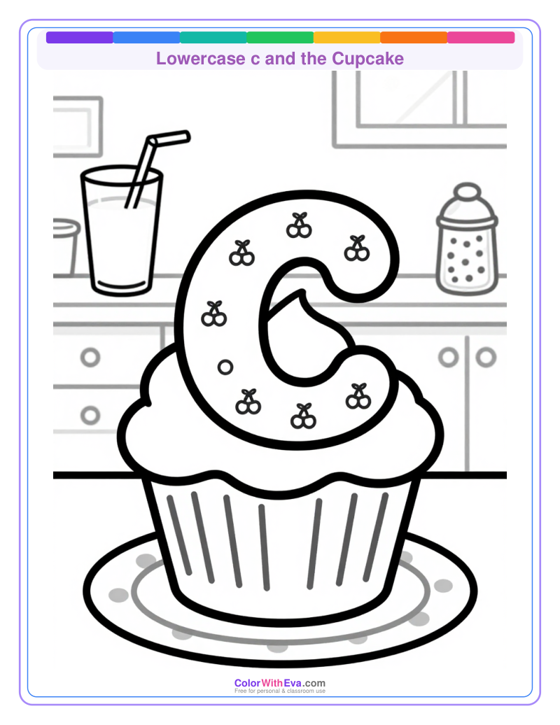 Lowercase c and the Cupcake preview