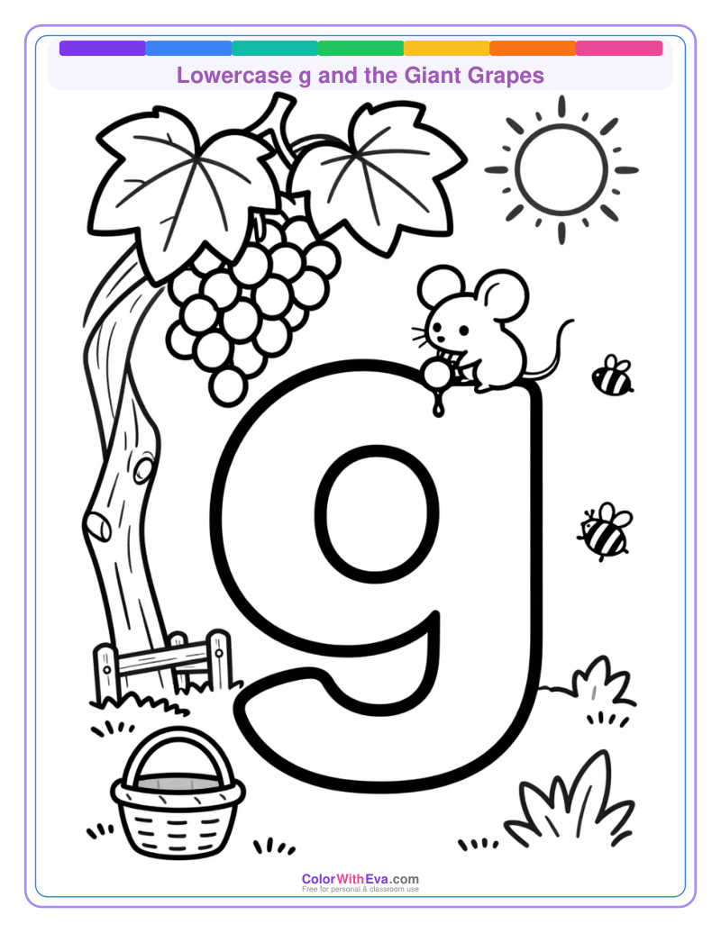 Lowercase g and the Giant Grapes preview