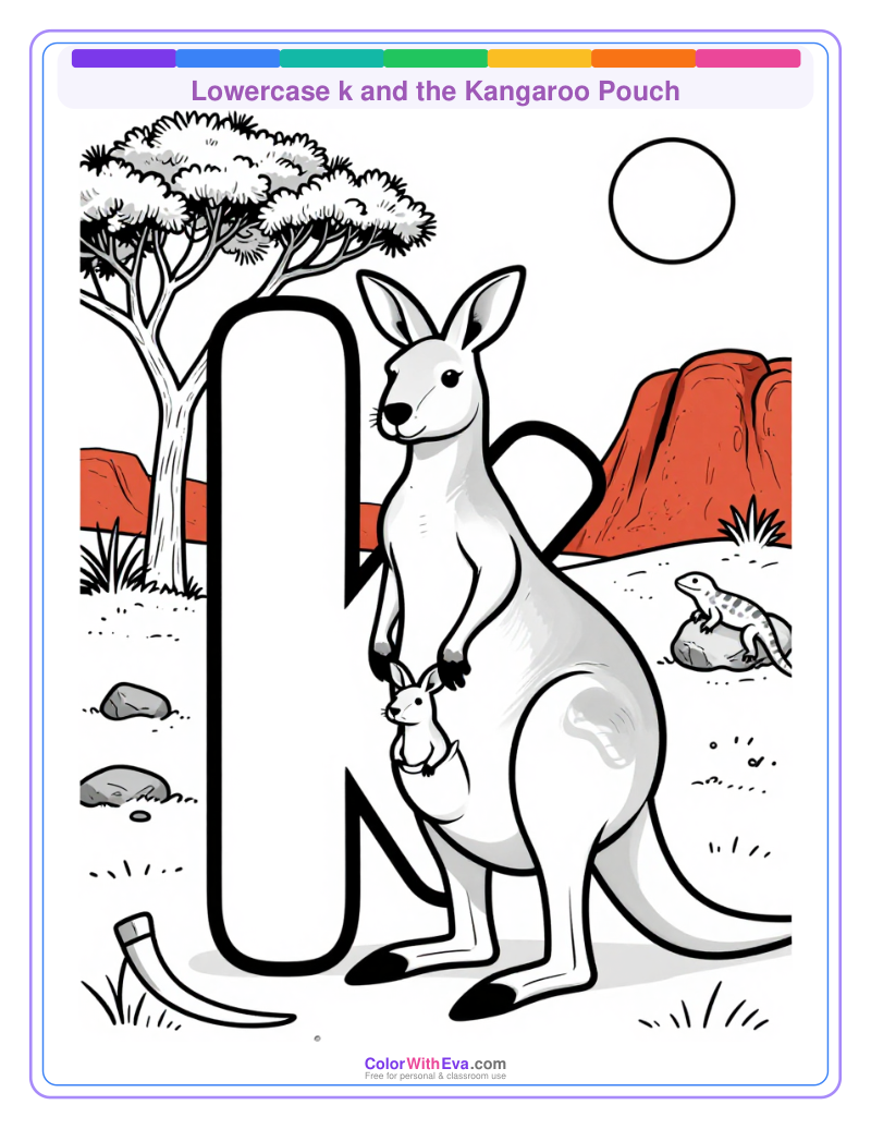 Lowercase k and the Kangaroo Pouch preview