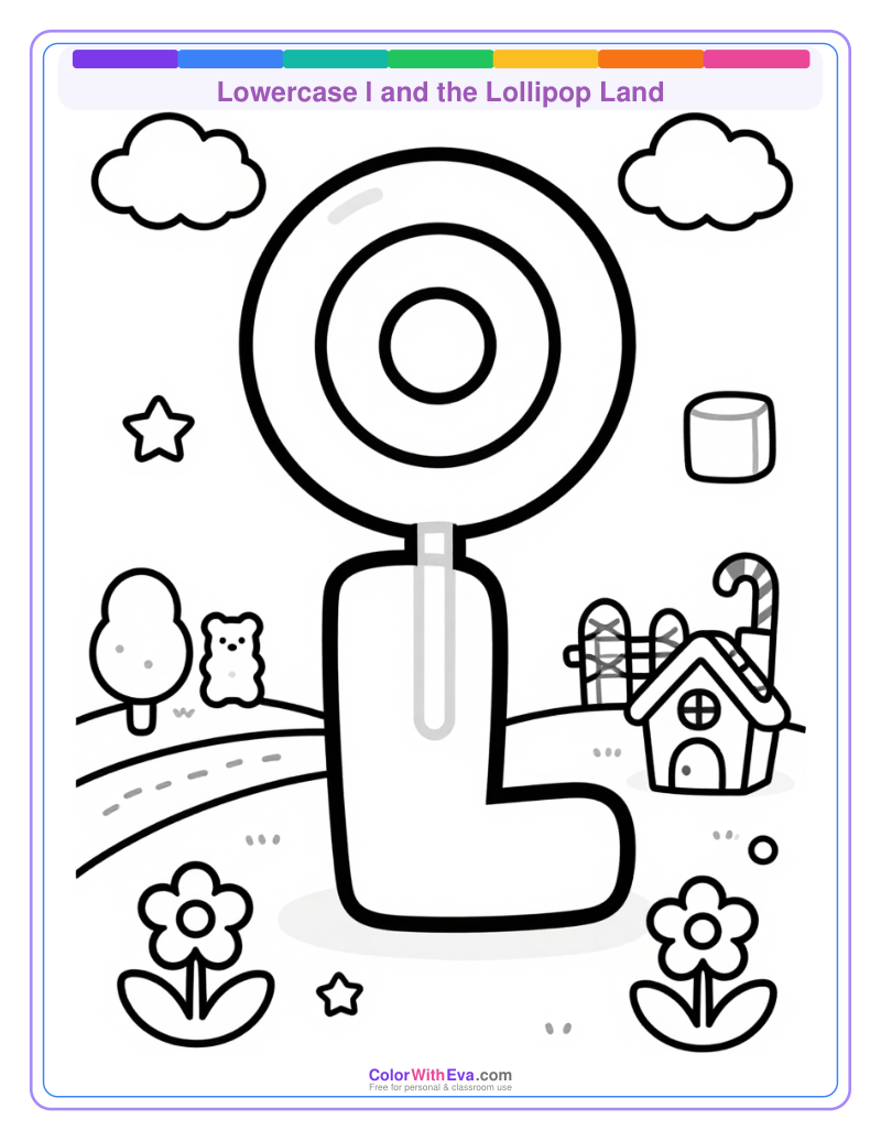 Lowercase l and the Lollipop Land preview