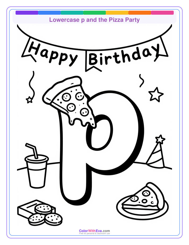 Lowercase p and the Pizza Party preview