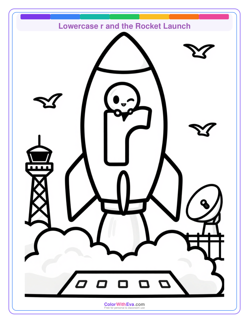 Lowercase r and the Rocket Launch preview