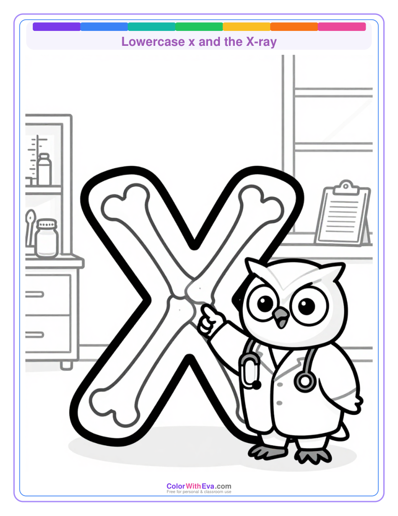 Lowercase x and the X-ray preview
