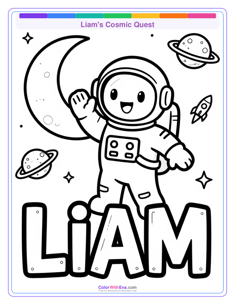 Liam's Cosmic Quest preview