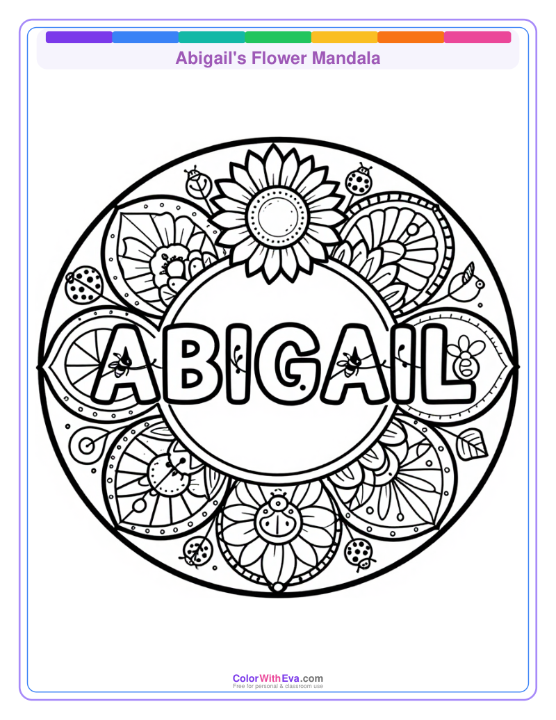 Abigail's Flower Mandala thumbnail