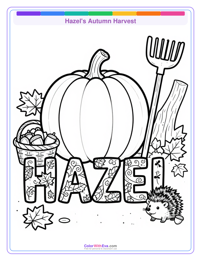 Hazel's Autumn Harvest preview