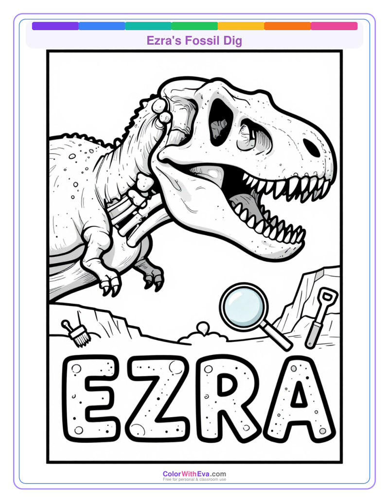 Ezra's Fossil Dig preview