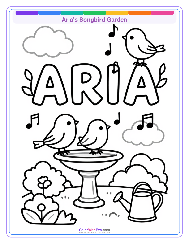 Aria's Songbird Garden preview