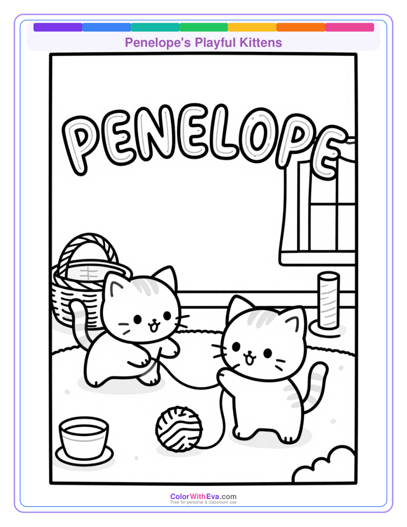 Penelope's Playful Kittens preview
