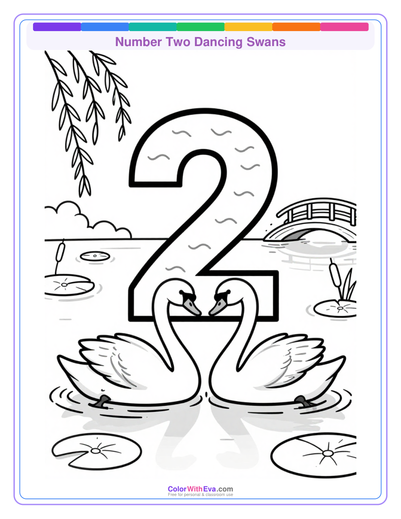 Number Two Dancing Swans preview