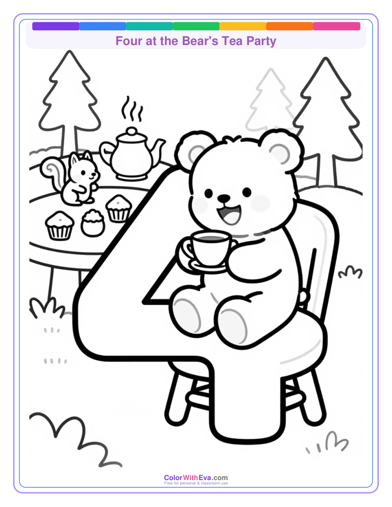 Four at the Bear's Tea Party thumbnail