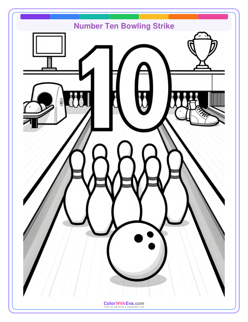 Number Ten Bowling Strike preview