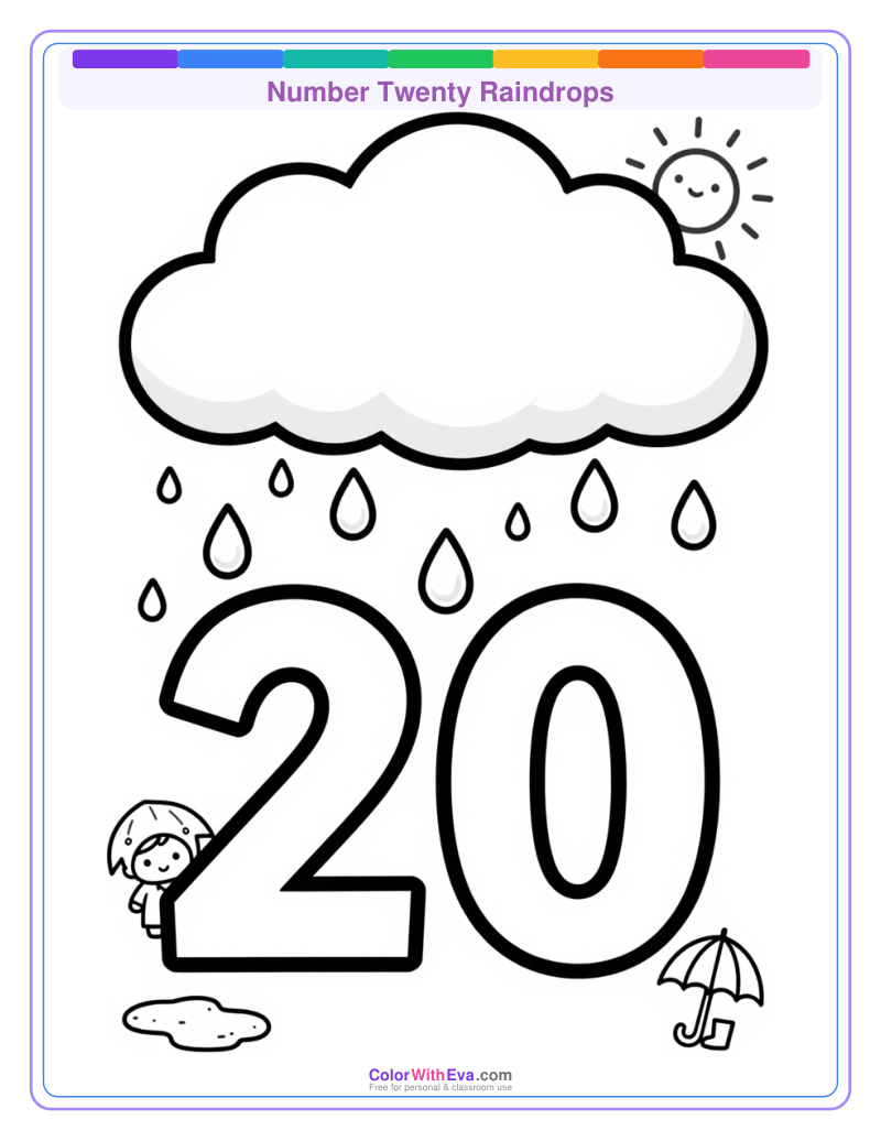 Number Twenty Raindrops preview