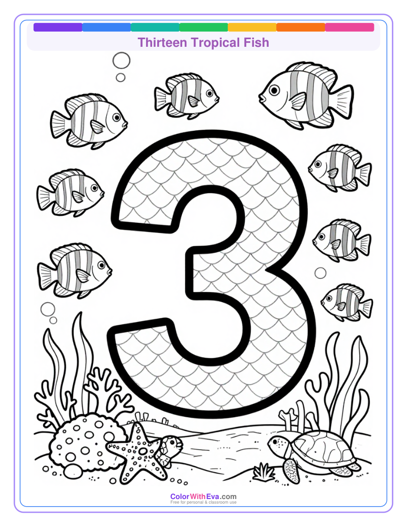 Thirteen Tropical Fish preview