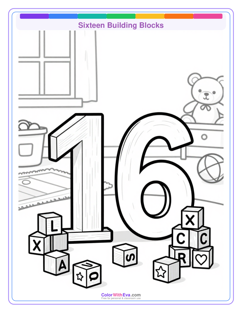 Sixteen Building Blocks preview