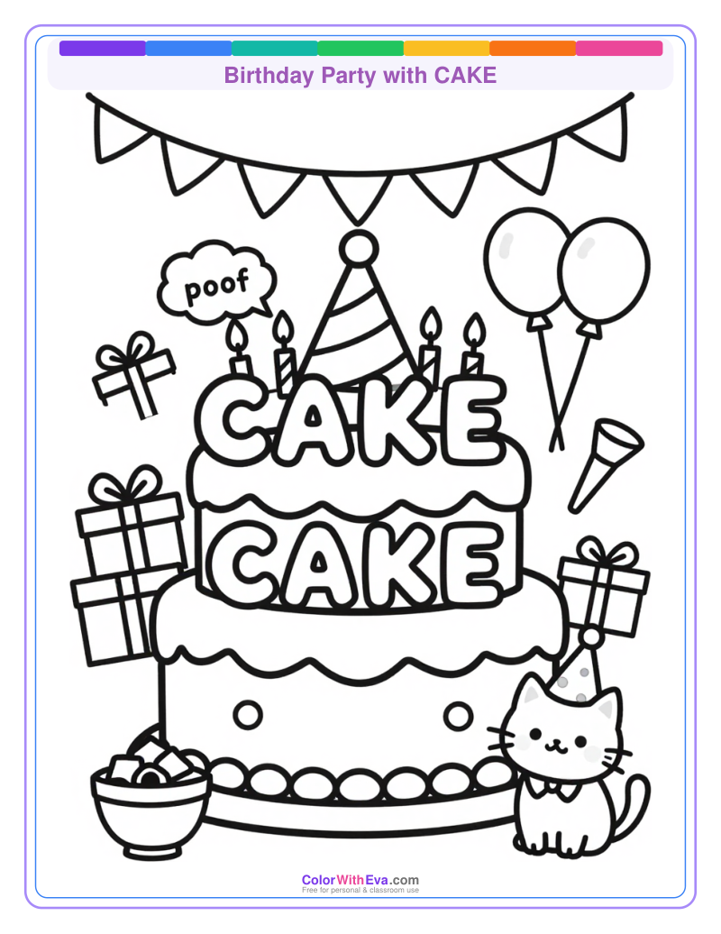 Birthday Party with CAKE thumbnail
