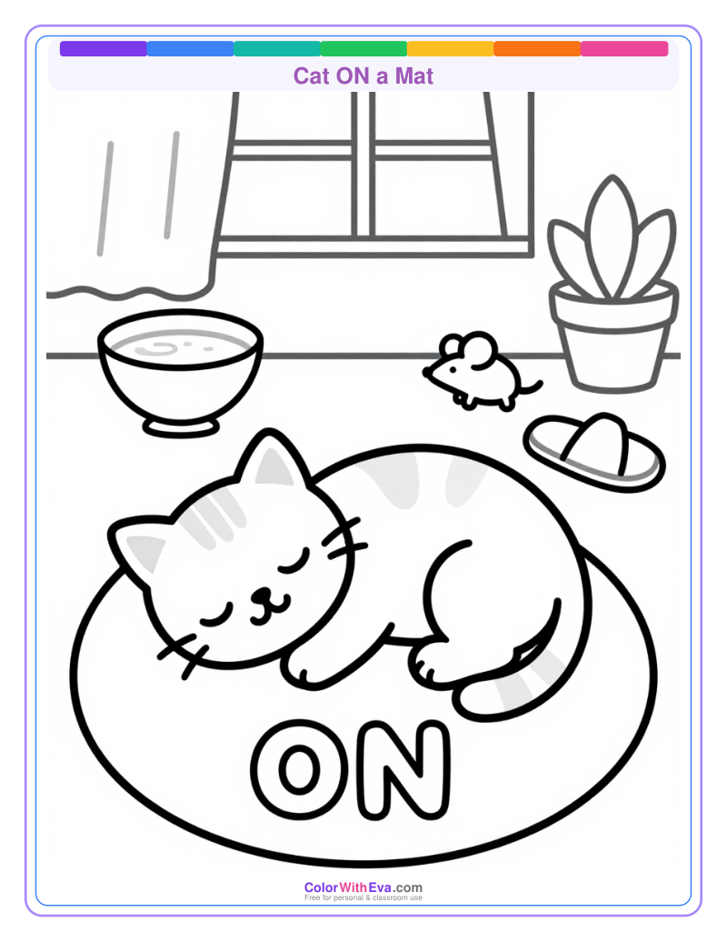 Cat ON a Mat preview