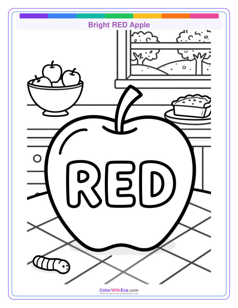 Bright RED Apple preview
