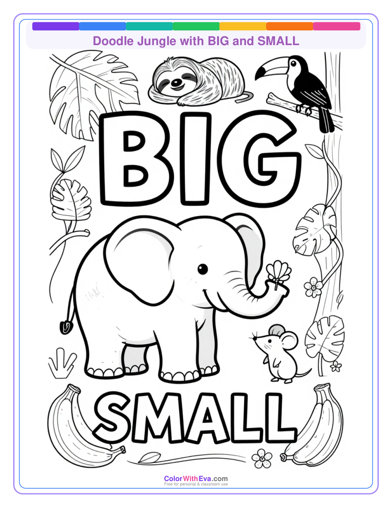 Doodle Jungle with BIG and SMALL thumbnail