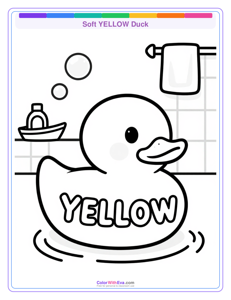 Soft YELLOW Duck preview