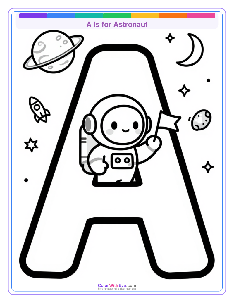 A is for Astronaut preview