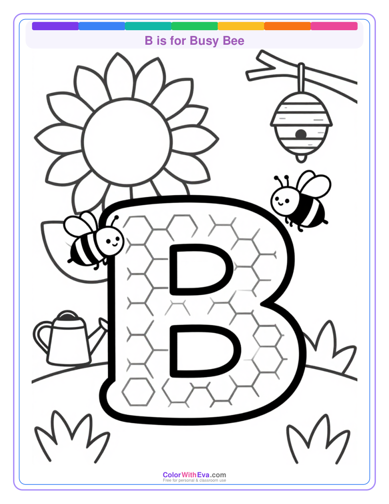 B is for Busy Bee preview