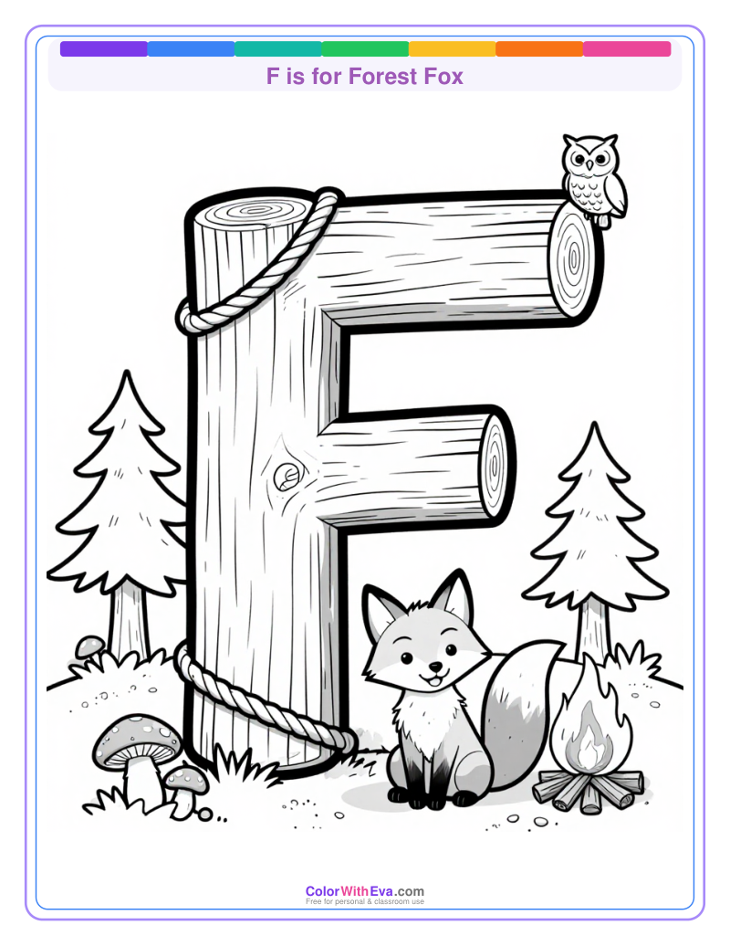 F is for Forest Fox preview
