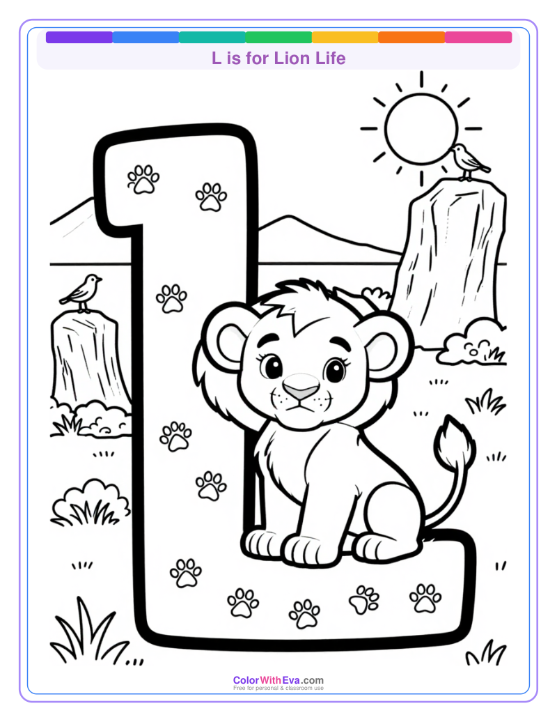 L is for Lion Life preview
