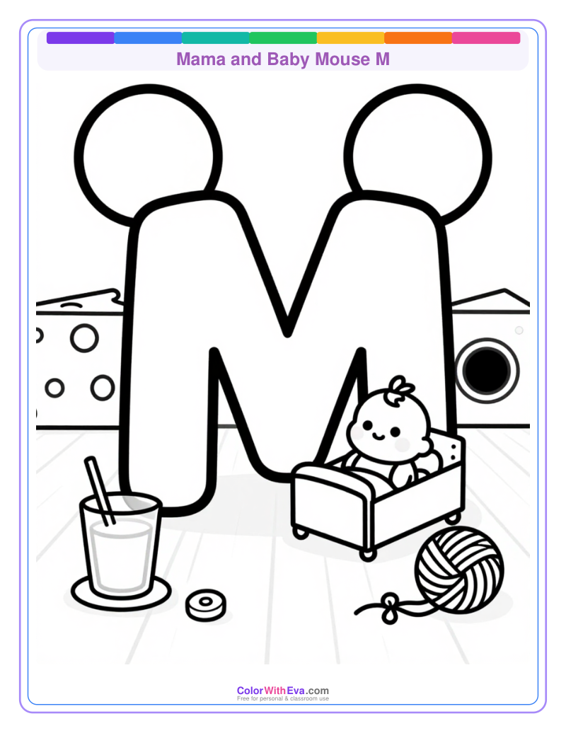 Mama and Baby Mouse M thumbnail