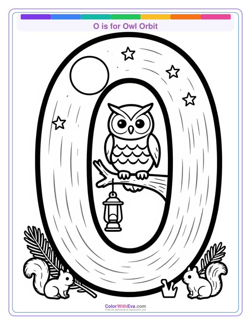 O is for Owl Orbit preview