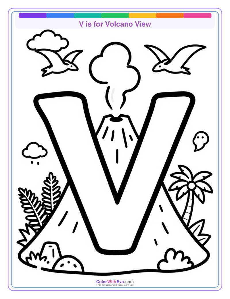 V is for Volcano View preview