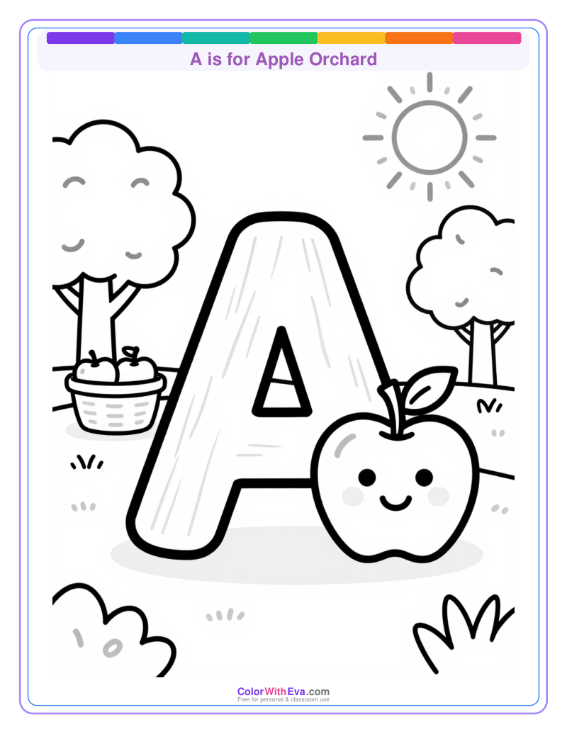 A is for Apple Orchard preview