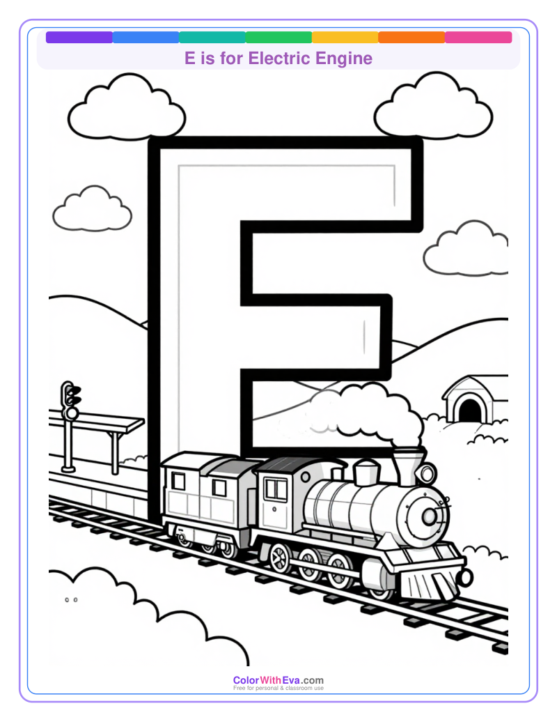 E is for Electric Engine preview