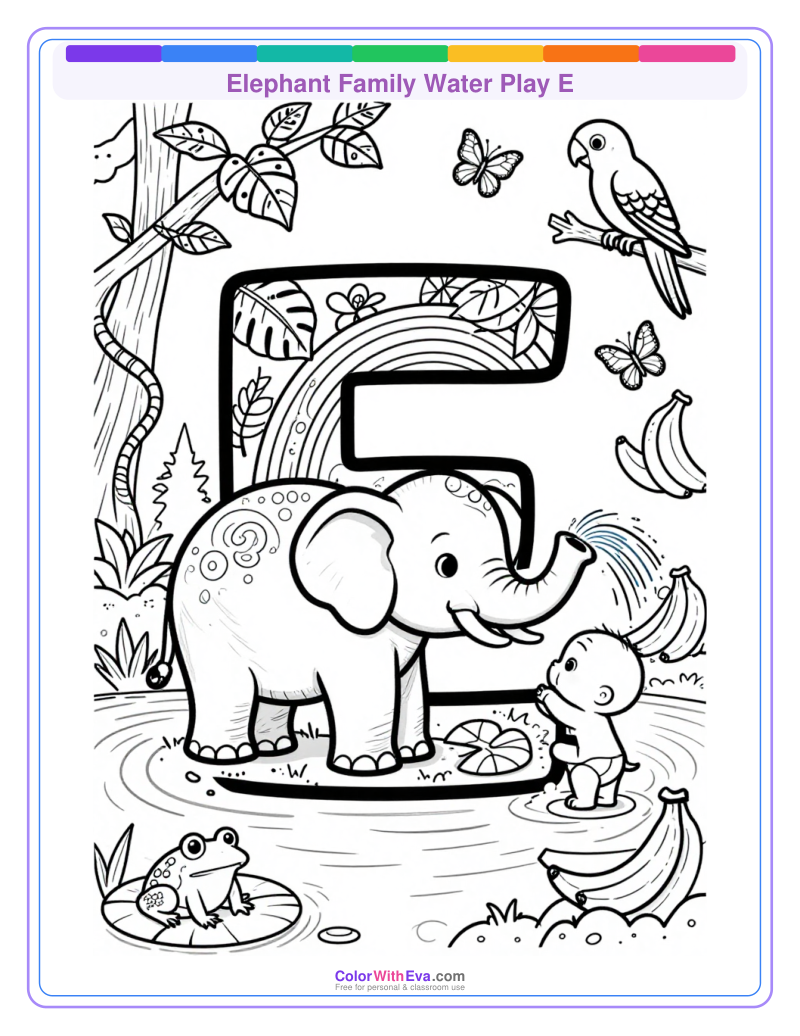 Elephant Family Water Play E thumbnail