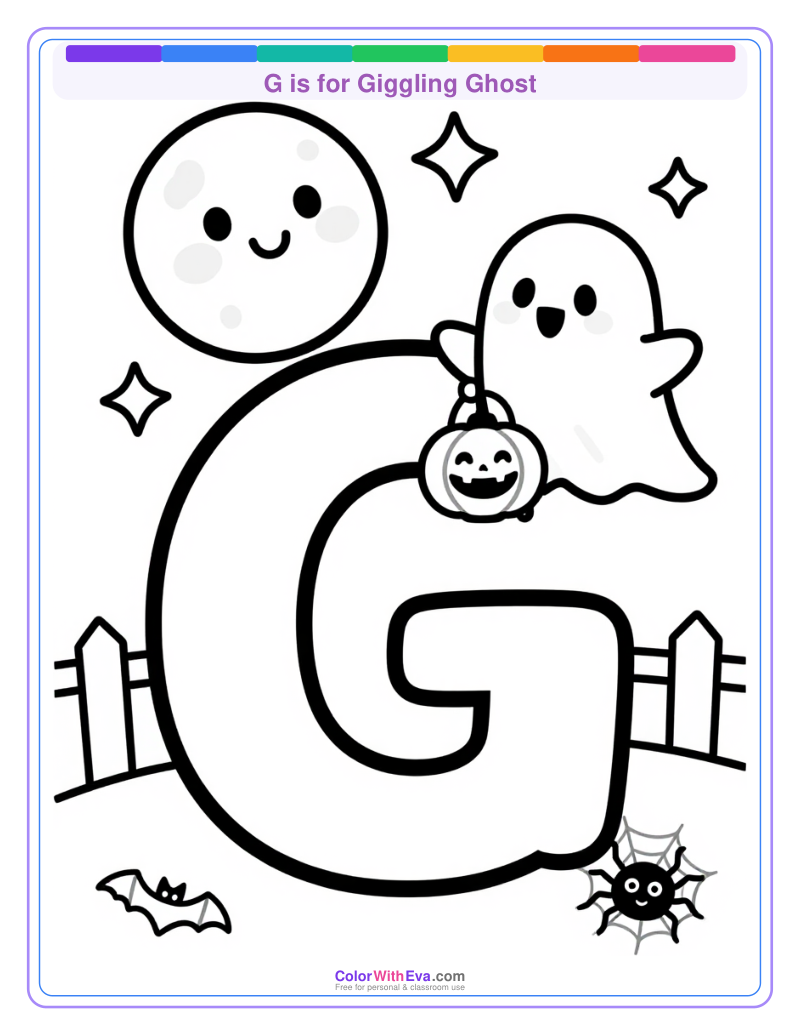 G is for Giggling Ghost preview