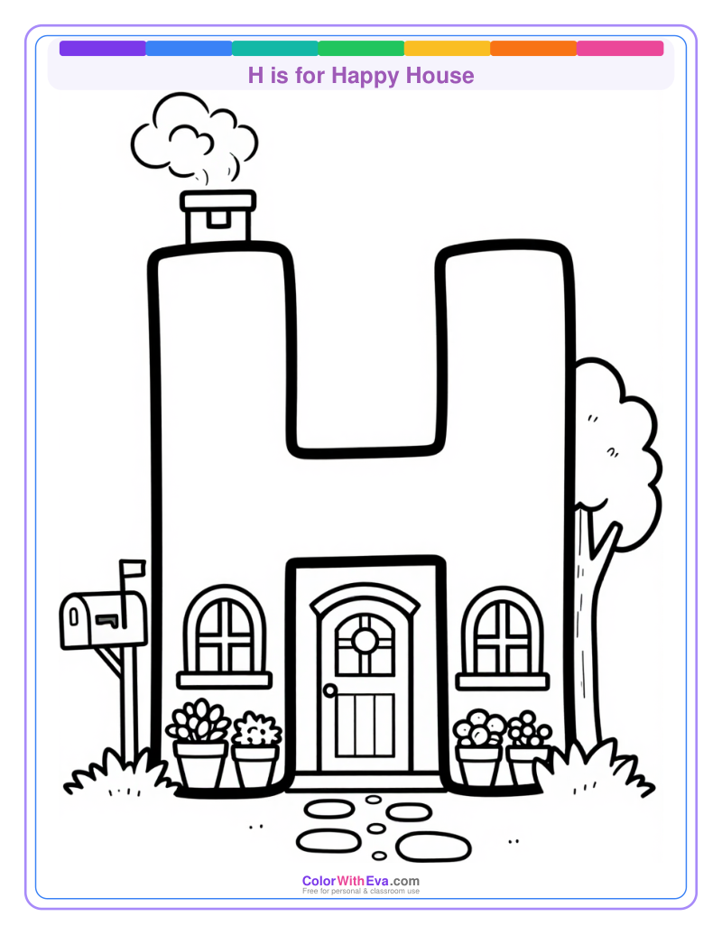 H is for Happy House preview