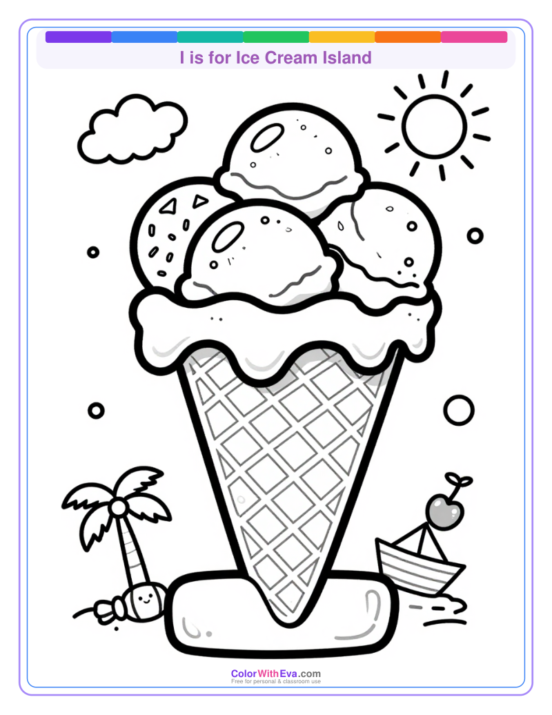 I is for Ice Cream Island preview