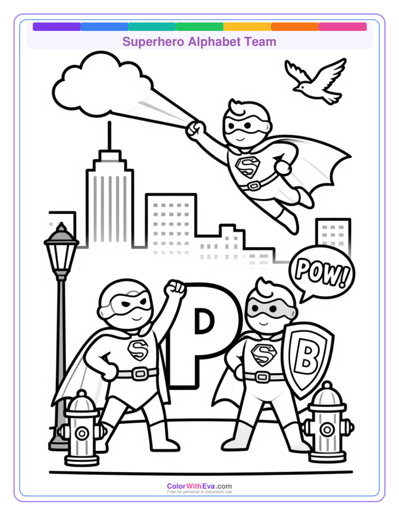 Superhero Alphabet Team thumbnail