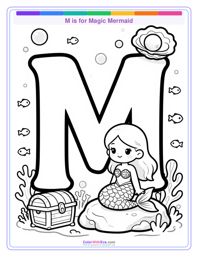 M is for Magic Mermaid preview