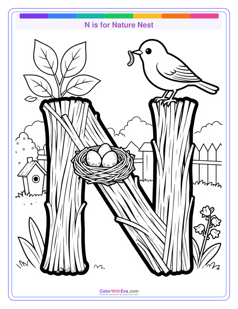 N is for Nature Nest preview