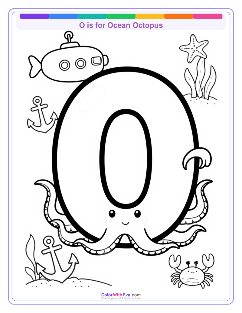 O is for Ocean Octopus preview