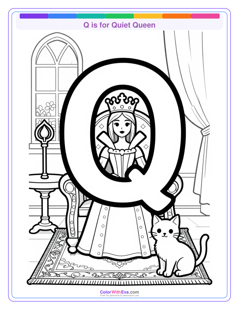 Q is for Quiet Queen preview