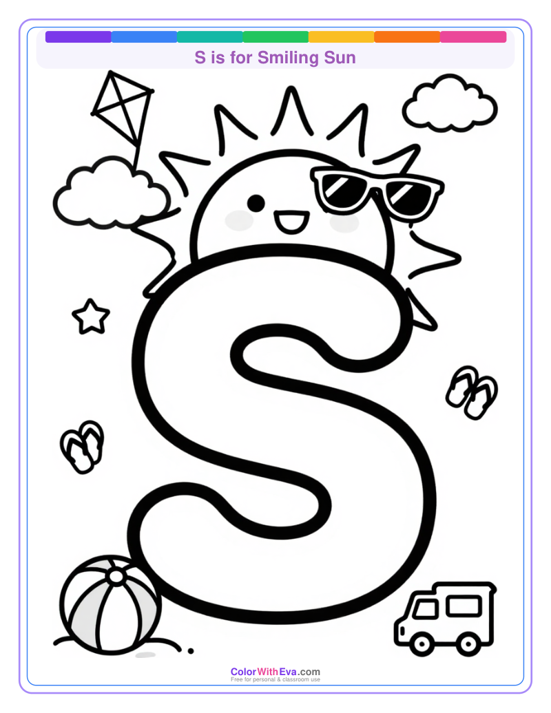 S is for Smiling Sun preview
