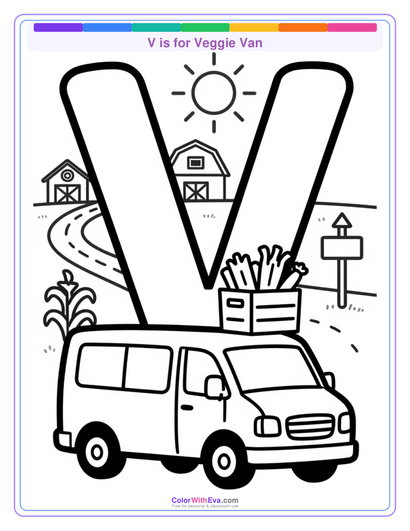 V is for Veggie Van preview