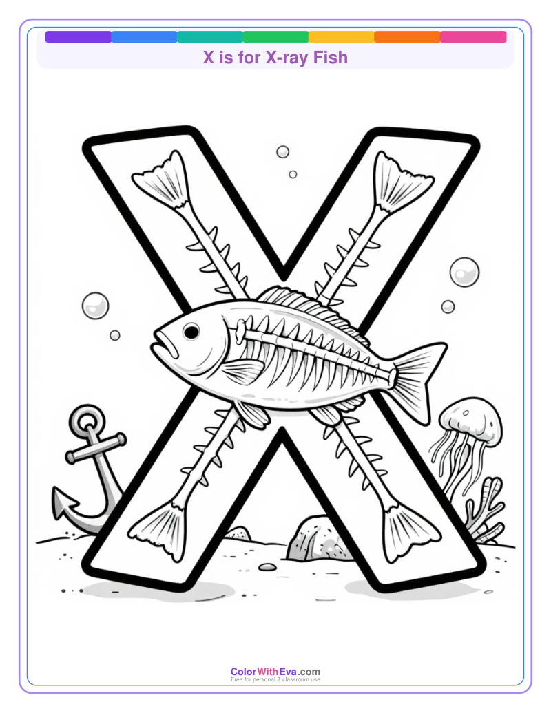 X is for X-ray Fish preview