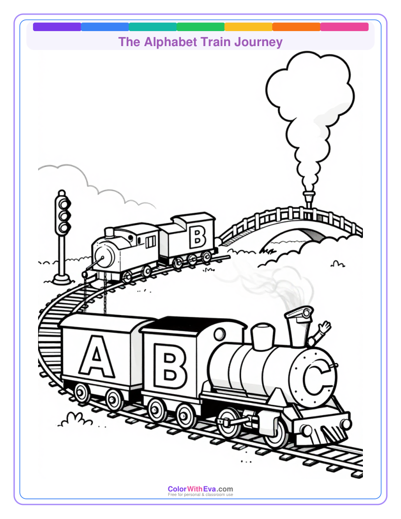 The Alphabet Train Journey preview