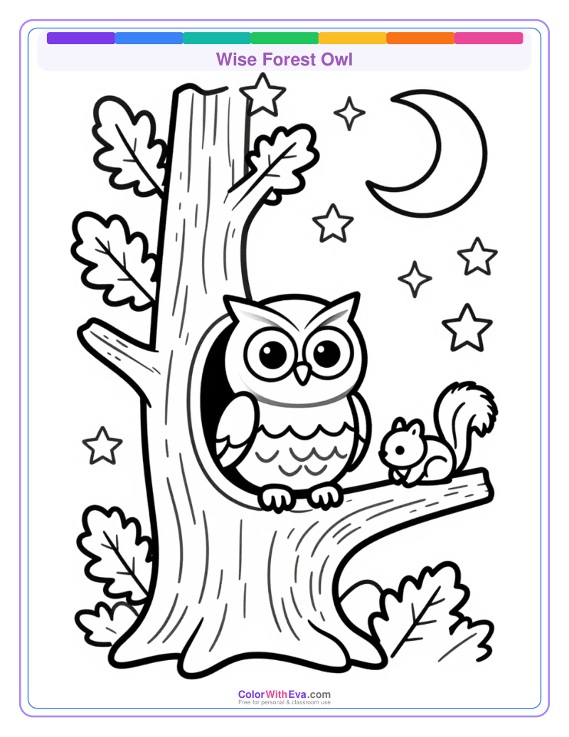 Wise Forest Owl preview